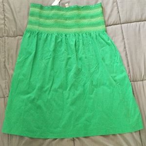Strapless Green Old Navy dress